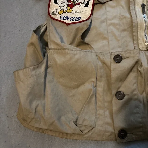 Vintage 10x SPORTSMAN Shooting Vest CLUB USMC Major General Walter Great Farrell